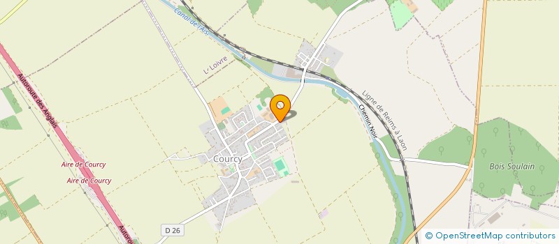 localisation de l'entreprise CAMPUS TERT'IA  COURCY