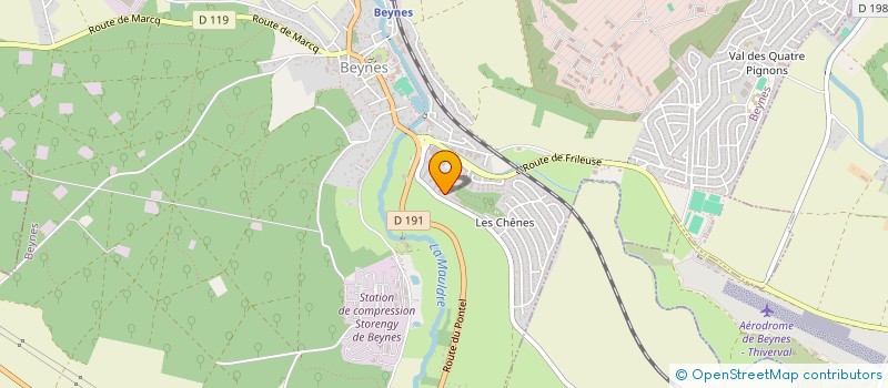 localisation de l'entreprise CAMPUS YH  BEYNES