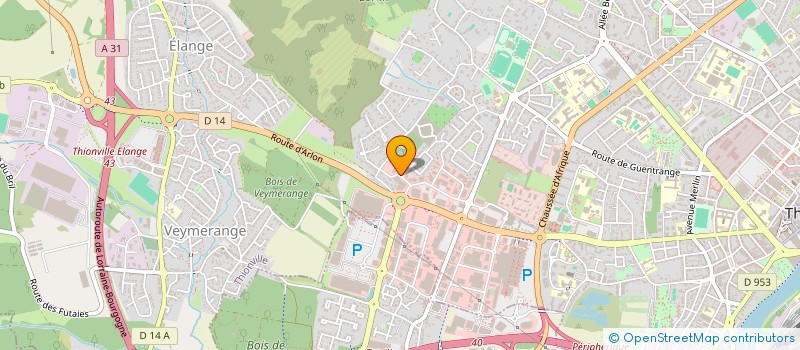 localisation de l'entreprise CAMPUS200  THIONVILLE