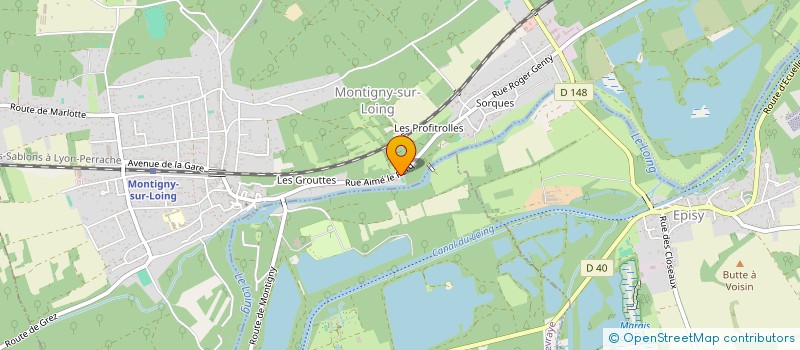 localisation de l'entreprise CAMPY à MONTIGNY-SUR-LOING