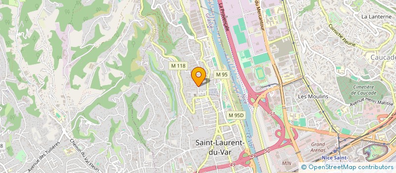 localisation de l'entreprise CAMQUENT  SAINT-LAURENT-DU-VAR