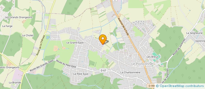 localisation de l'entreprise CAMREM à LE POINCONNET