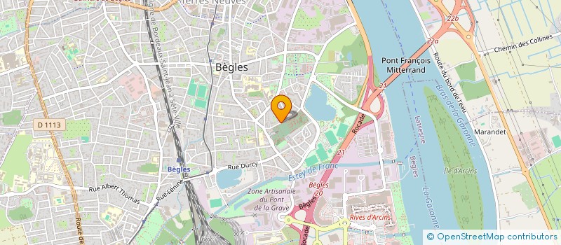 localisation de l'entreprise CAMRIEL à BEGLES