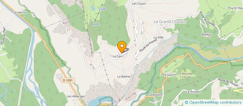 localisation de l'entreprise CAMROM  AURIS