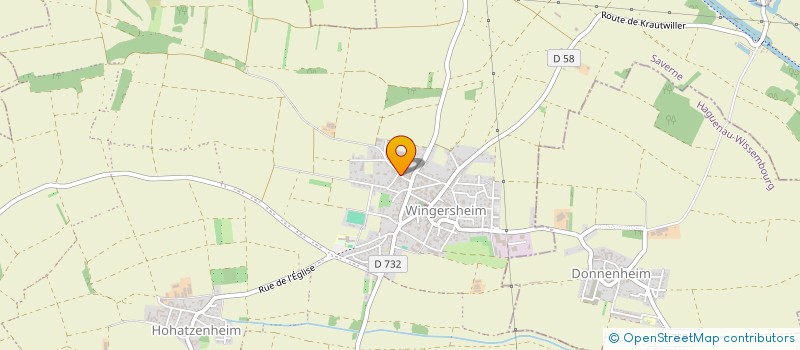 localisation de l'entreprise CAMS  BERNOLSHEIM