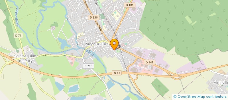 localisation de l'entreprise CAMS AUTO à PACY-SUR-EURE