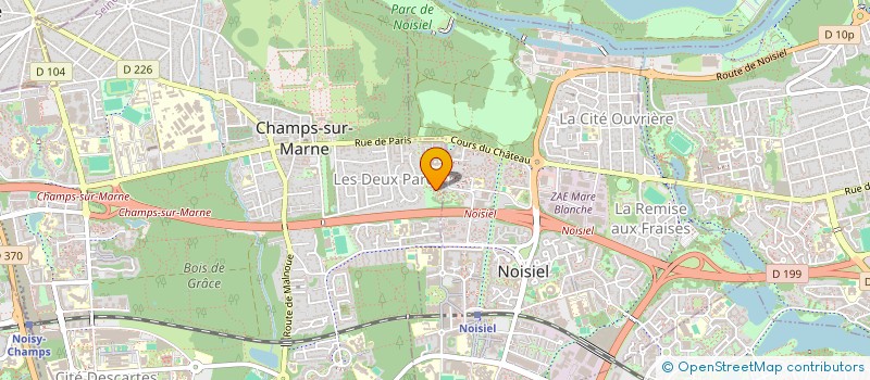 localisation de l'entreprise CAMS TAXI  CHAMPS-SUR-MARNE
