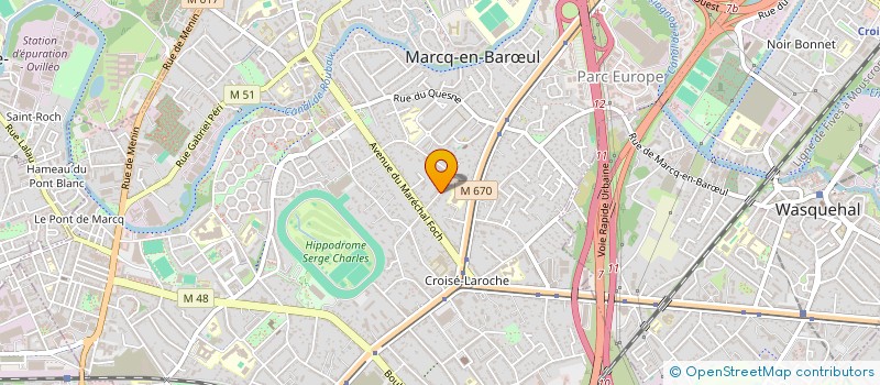 localisation de l'entreprise CAMS59 FAMILY à MARCQ EN BAROEUL