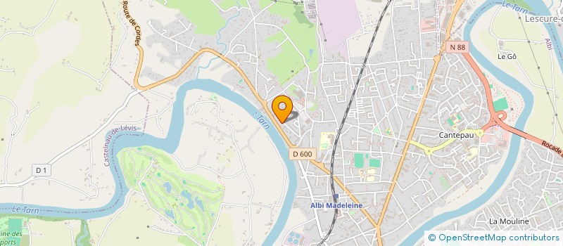 localisation de l'entreprise CAMSA à ALBI
