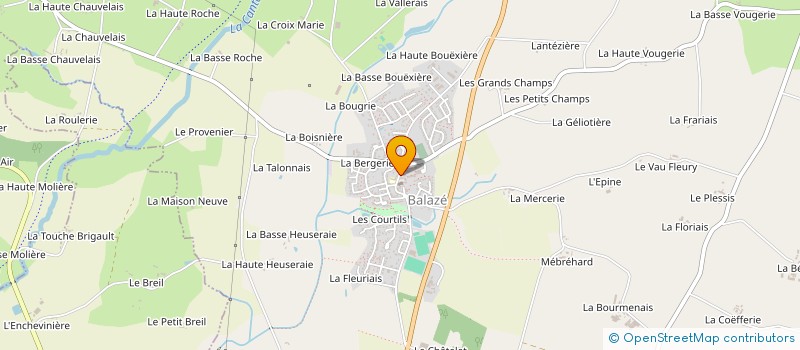 localisation de l'entreprise CAMSON  BALAZE