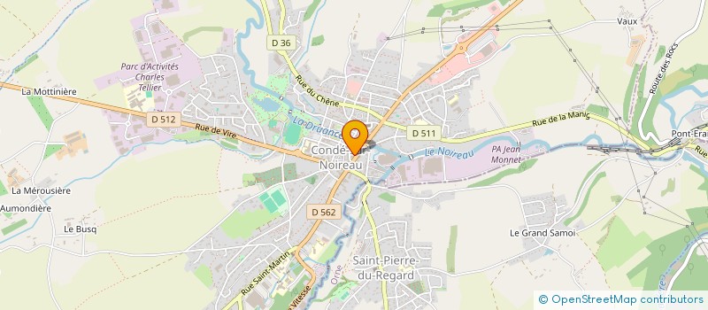 localisation de l'entreprise CAMSUISS  CONDE-EN-NORMANDIE