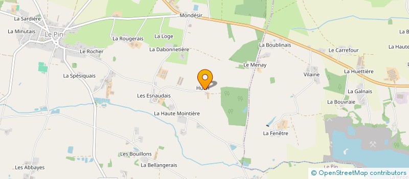 localisation de l'entreprise CAMT  VALLONS-DE-L'ERDRE