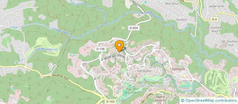 localisation de l'entreprise CAMT BERMOND  VALBONNE