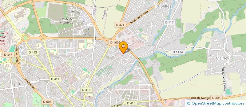 localisation de l'entreprise CAMTEC à MELUN