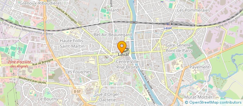 localisation de l'entreprise CAMTEX à LAVAL