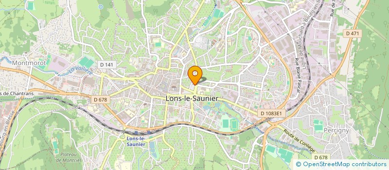 localisation de l'entreprise CAMTO  LONS-LE-SAUNIER