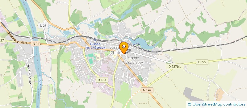 localisation de l'entreprise CAMU  LUSSAC-LES-CHATEAUX