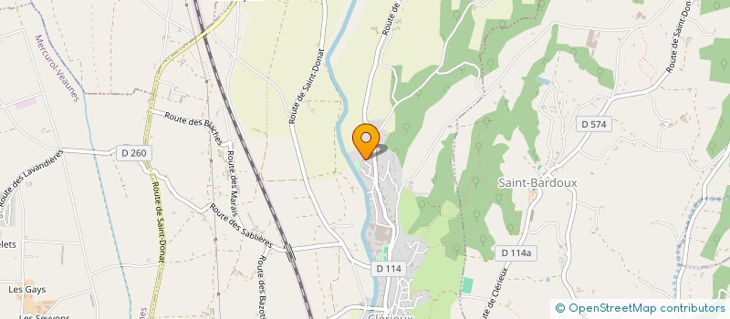 localisation de l'entreprise CAMU PATRIMOINE  CLERIEUX