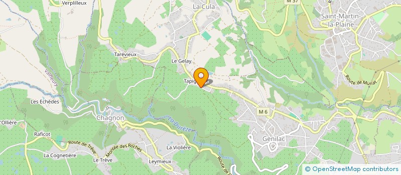 localisation de l'entreprise CAMUGI  GENILAC