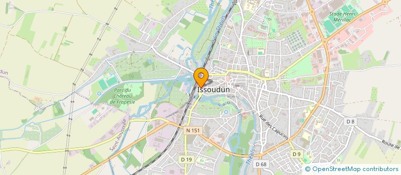 localisation de l'entreprise CAMUS à ISSOUDUN