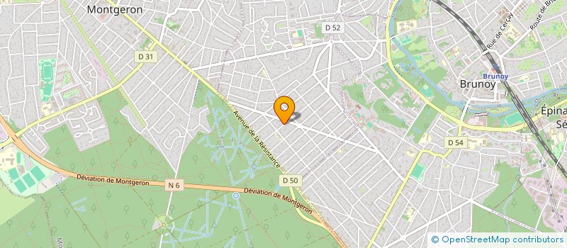 localisation de l'entreprise CAMUS 55  YERRES