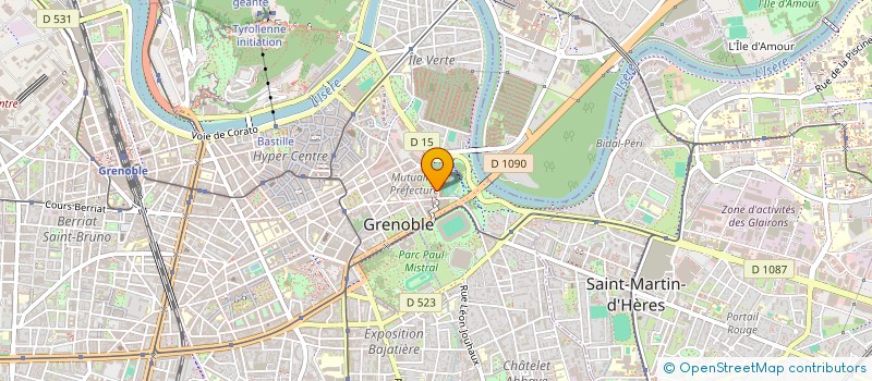 localisation de l'entreprise CAMUS COMBLOUX  GRENOBLE