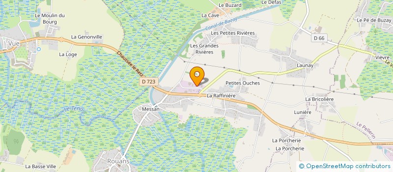 localisation de l'entreprise CAMUS ENTREPRISE  ROUANS