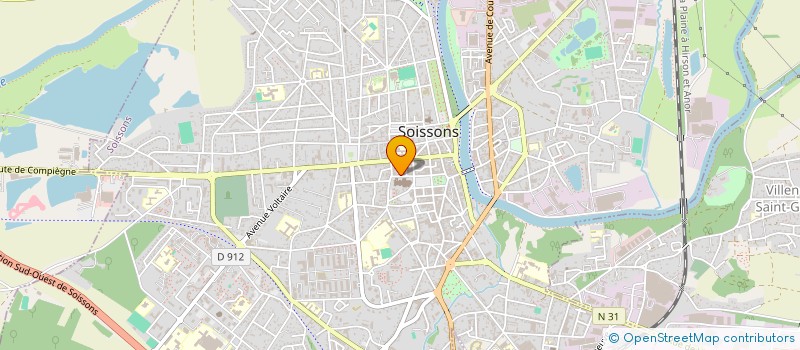 localisation de l'entreprise CAMUS ERIC ET PHILIPPE à SOISSONS