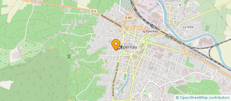 localisation de l'entreprise CAMUS - GUILLON  EPERNAY