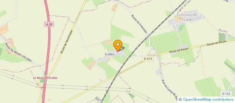 localisation de l'entreprise CAMUS PLOMBERIE CHAUFFAGE  BUCHY