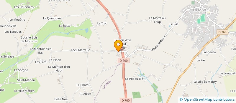 localisation de l'entreprise CAMUS PRISE MACONNERIE à LA MOTTE