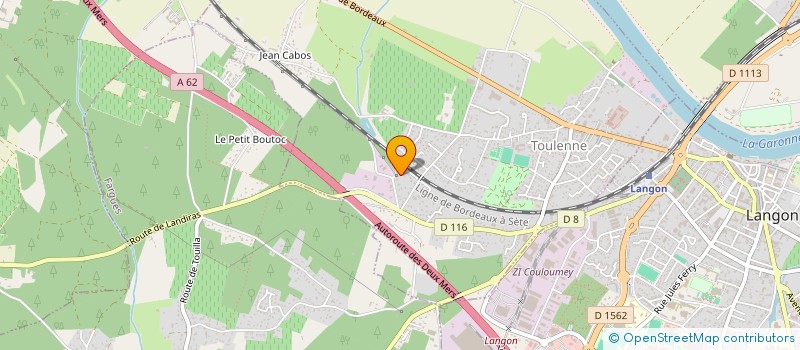 localisation de l'entreprise CAMUS PRO  LAGRAULIERE