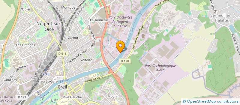 localisation de l'entreprise CAMUS S.N. à NOGENT-SUR-OISE