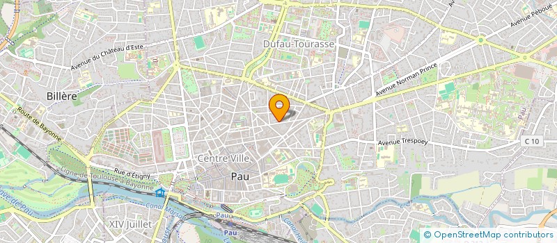 localisation de l'entreprise CAMUS SANVOISIN à PAU
