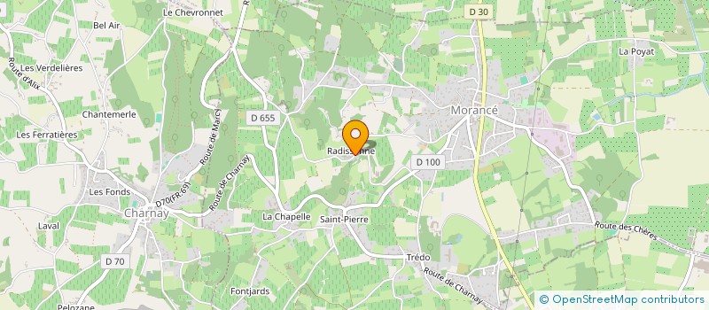 localisation de l'entreprise CAMUS SAS  MORANCE