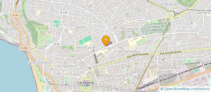 localisation de l'entreprise CAMVINCBIS à LE HAVRE