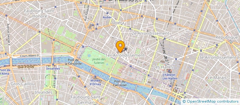 localisation de l'entreprise CAMY à PARIS