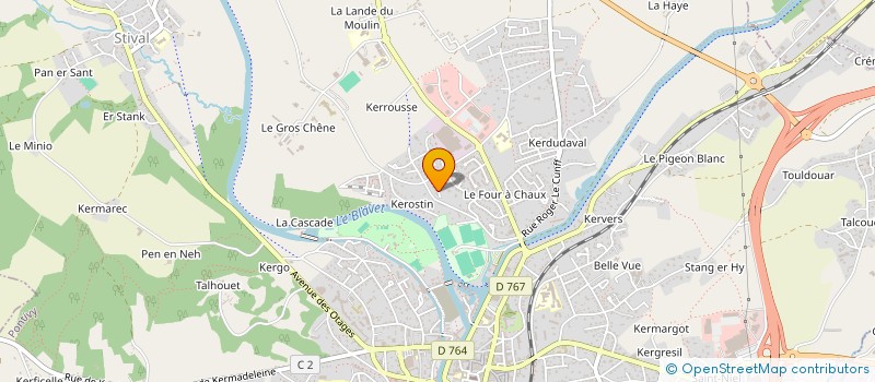 localisation de l'entreprise CAMY  PONTIVY