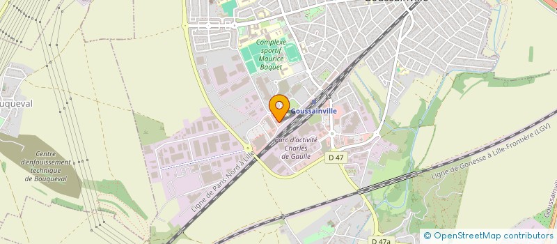 localisation de l'entreprise CAMY  GOUSSAINVILLE