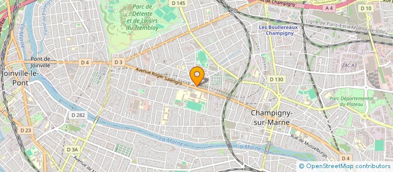 localisation de l'entreprise CAMYLI à CHAMPIGNY-SUR-MARNE