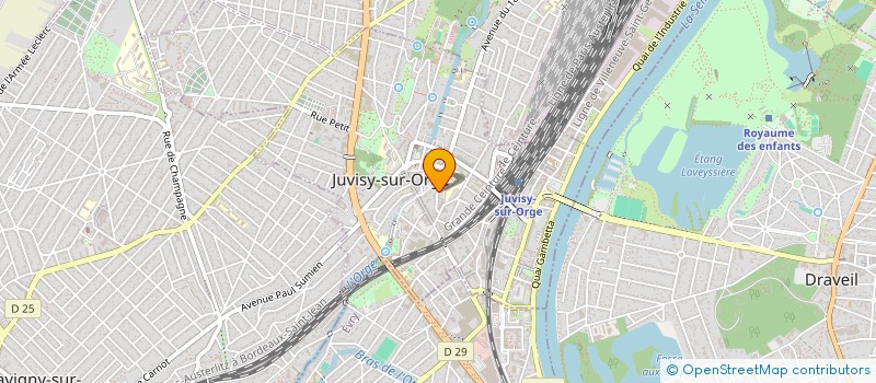 localisation de l'entreprise CAMYLLA à JUVISY-SUR-ORGE