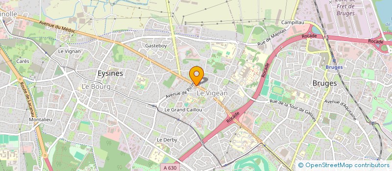 localisation de l'entreprise CAMYNERGIE à EYSINES