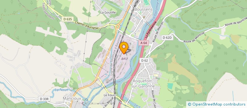 localisation de l'entreprise CAN  BOUSSENS