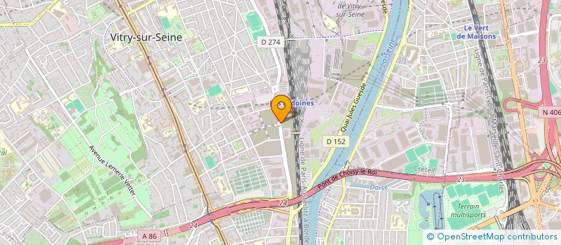 localisation de l'entreprise CAN à VITRY-SUR-SEINE