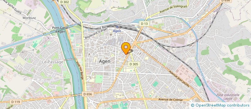 localisation de l'entreprise CAN 47  AGEN