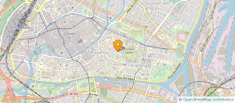 localisation de l'entreprise CAN à STRASBOURG