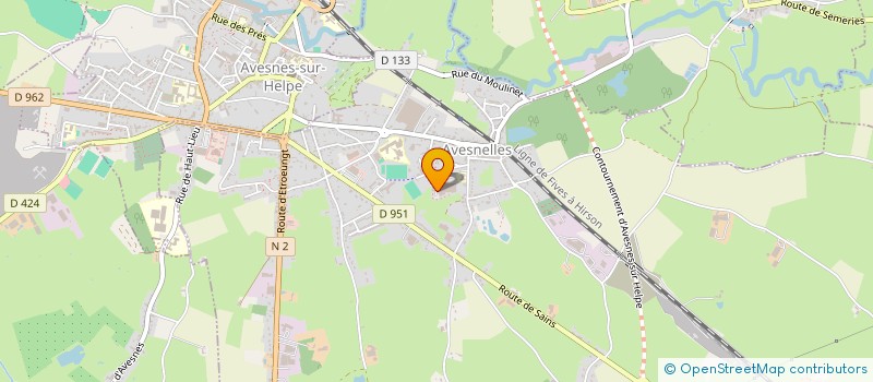 localisation de l'entreprise CAN  AVESNELLES