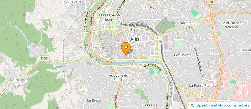 localisation de l'entreprise CAN à ALES