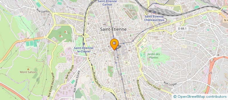 localisation de l'entreprise CAN  SAINT-ETIENNE