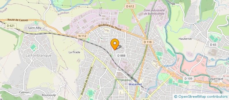 localisation de l'entreprise CAN  AUSSILLON